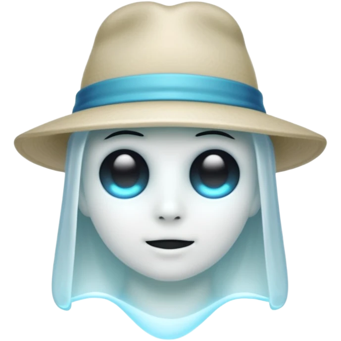 soul ghost with hat  emoji