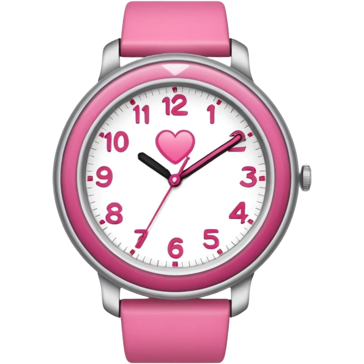reloj de arena rosa emoji