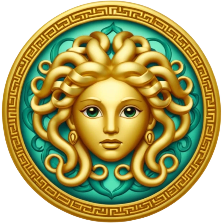 Medusa Versace logo emoji
