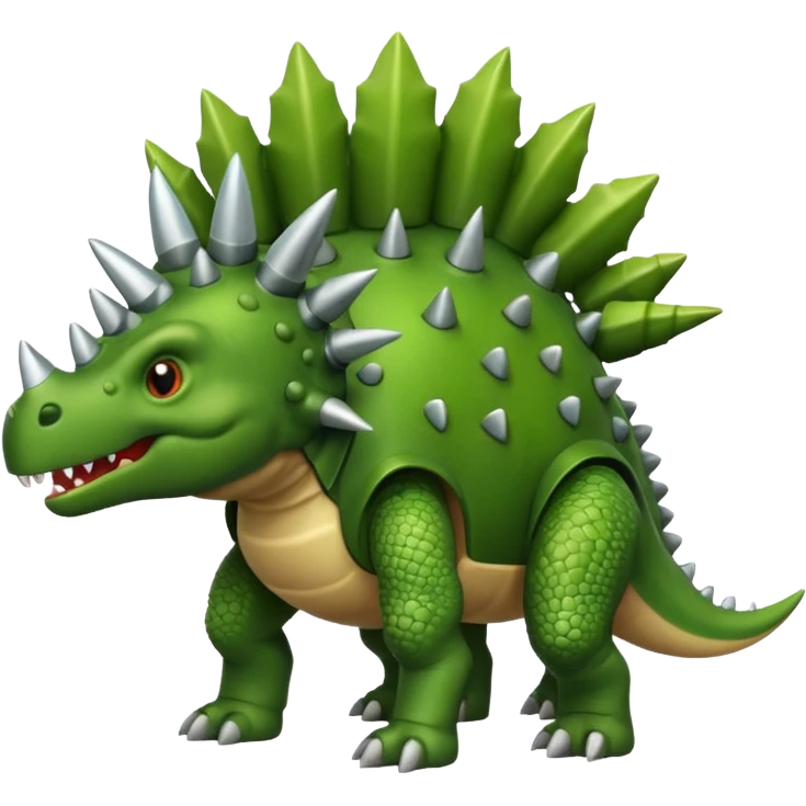 Stegosaurus dinosaur emoji