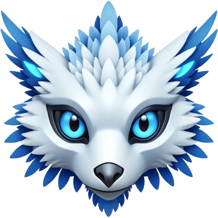  exotic futuristic modern cyber-Fakémon-Digimon-Trico-creature emoji