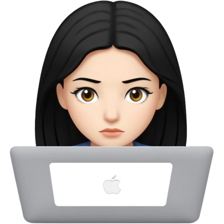 macbook black hair beauty  emoji