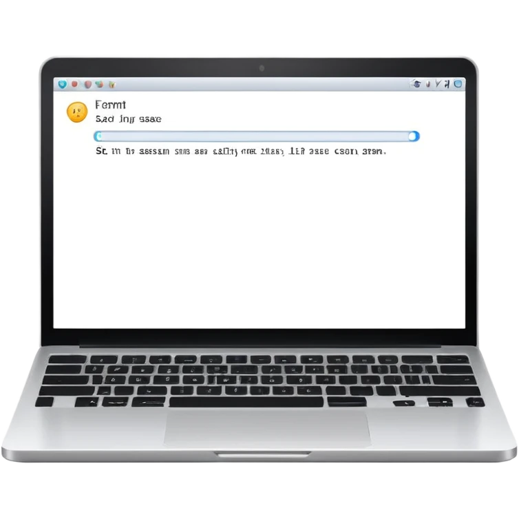 “laptop with a single line of code on the screen emoji