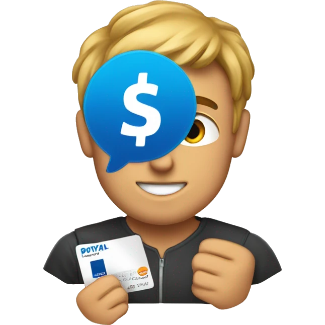 PayPal in the hands of a German  emoji