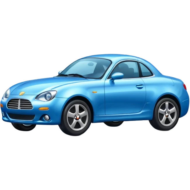 
blue car emoji