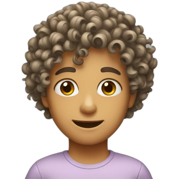 Curly emoji