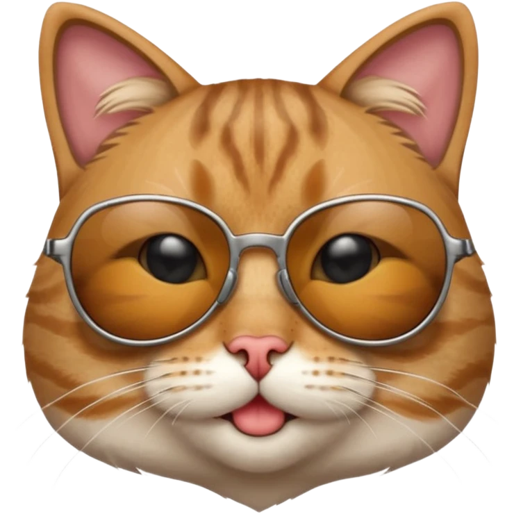 Cat wearing sunglasses emoji