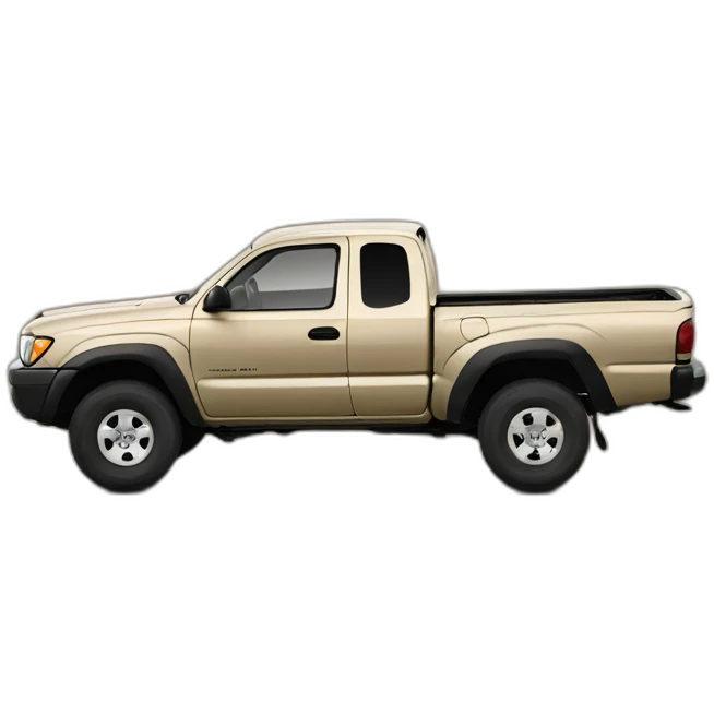 2003 Toyota Tacoma ext cab with sand paint emoji