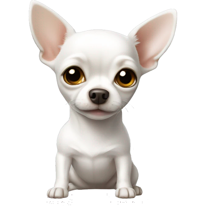 White chihuahua emoji