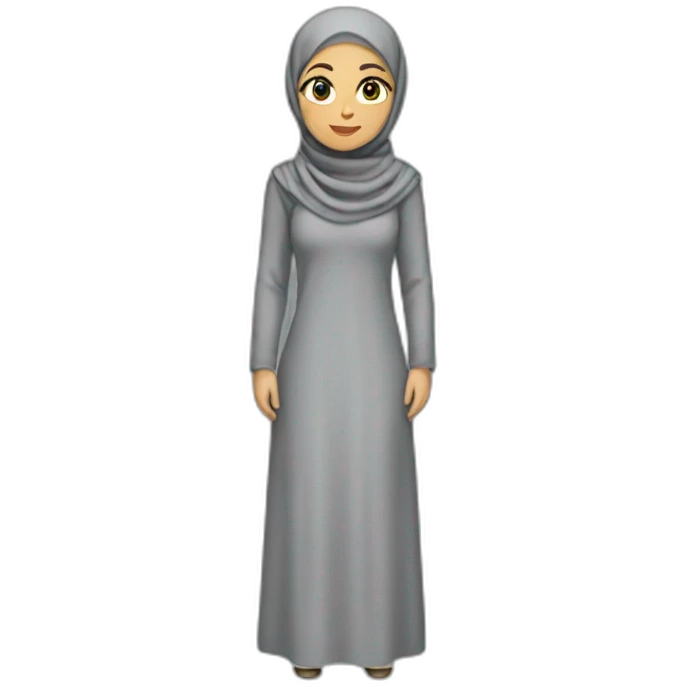 Full body hijab women emoji