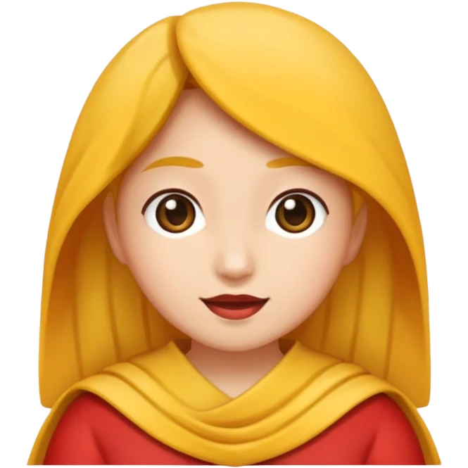 Ulang tahun perempuan, berambut pirang dan menggunakan mahkota emoji