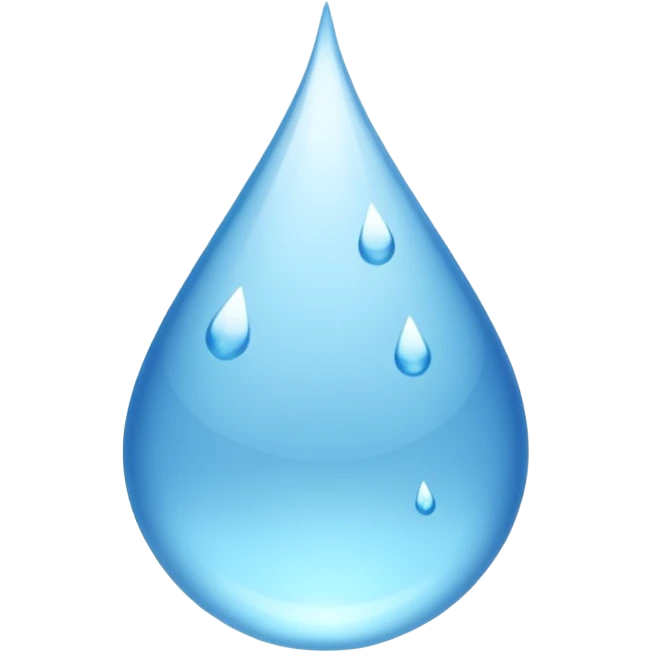 Water drop emoji