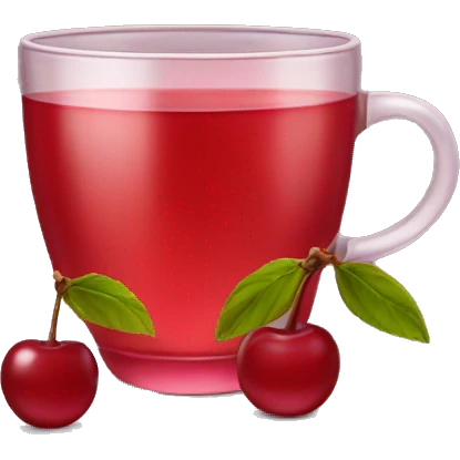 Cherry tea emoji