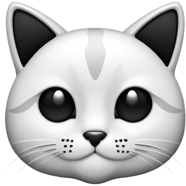 Purrfect Monochrome B&W emoji