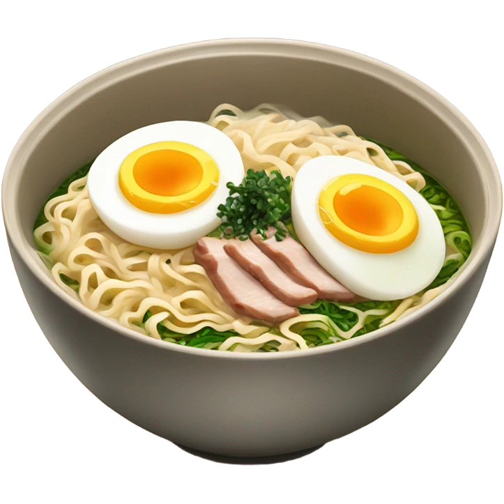 Bowl of ramen emoji