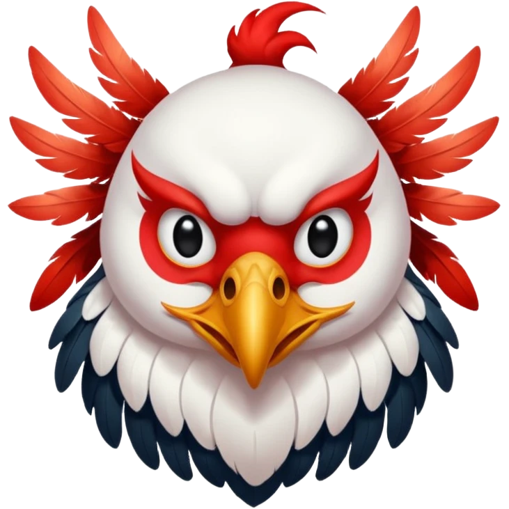 Tengu – Red-faced spirit with long nose and wings. emoji