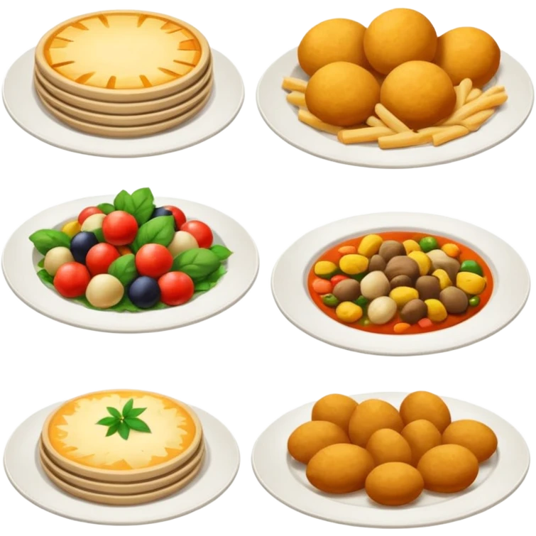 Nourriture d'Europe de l'Est (Slovaque, Hongrois, république tchèque et Pologne) emoji