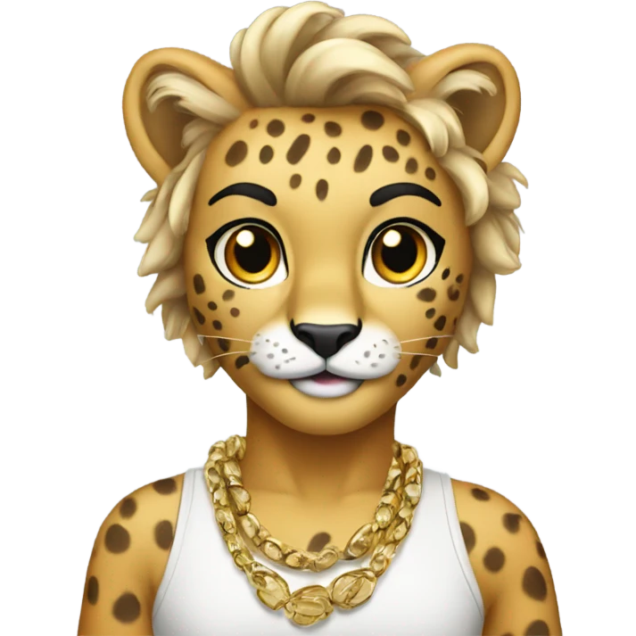 Glamour ghepard emoji