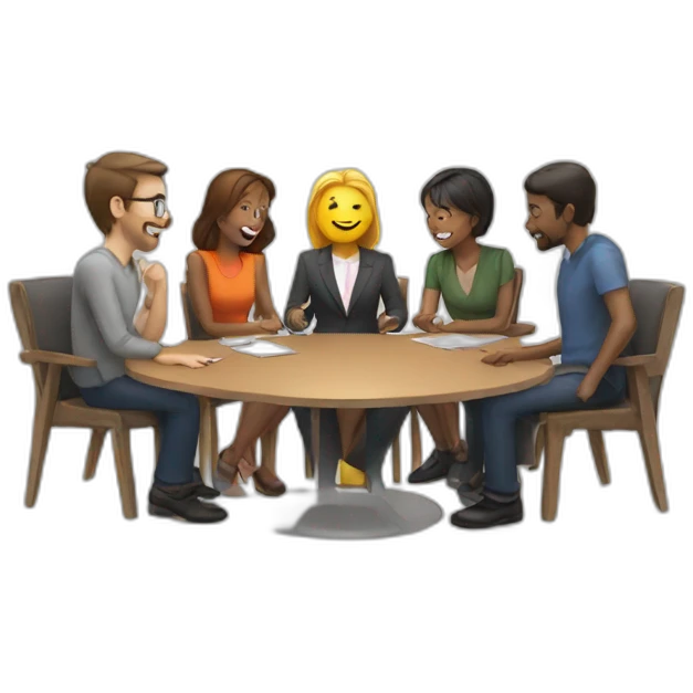 Talk-team-meet emoji