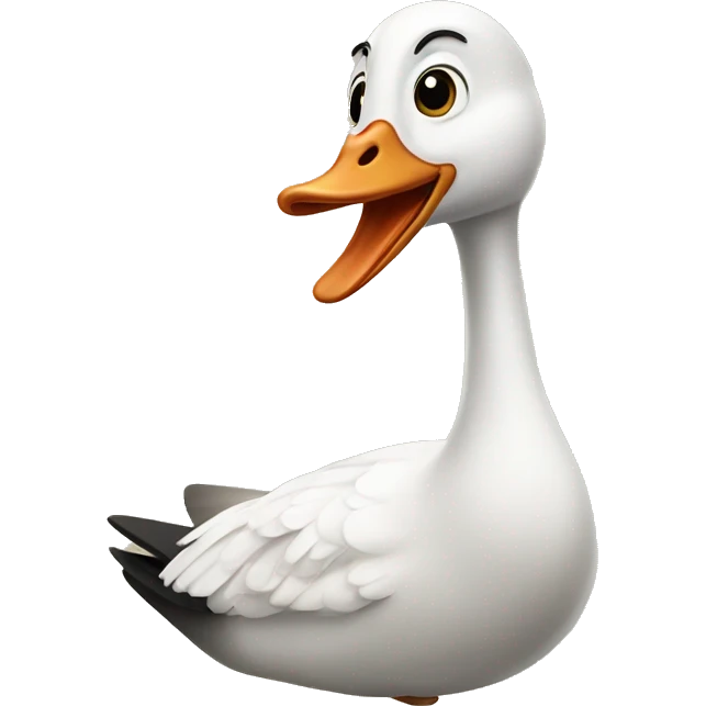 Silly goose  emoji