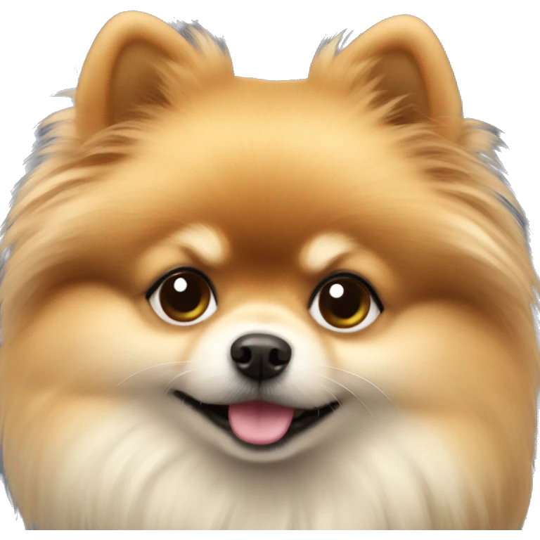 Cute Pomerania  emoji