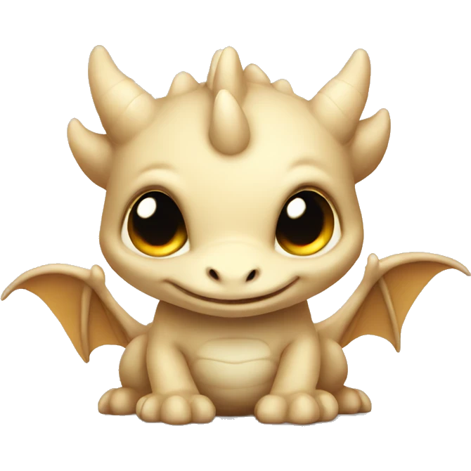 Beige Baby dragon emoji