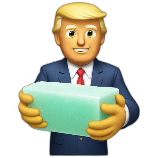 trump-holding-soap emoji