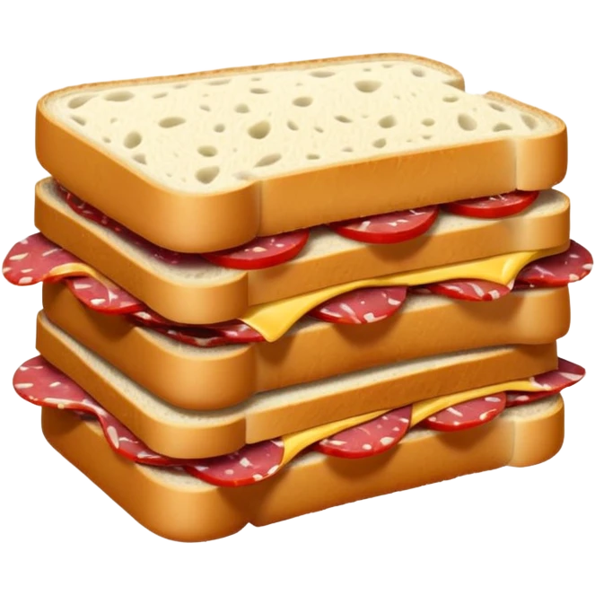 Salami sandwich simple emoji