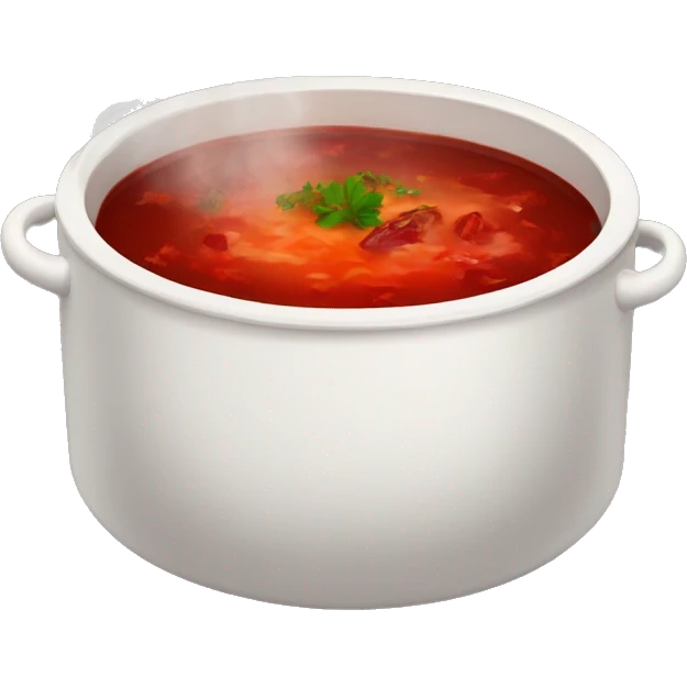 steaming borsch emoji