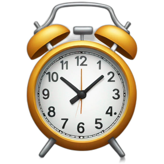 alarm clock emoji