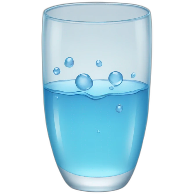 glass of water emoji