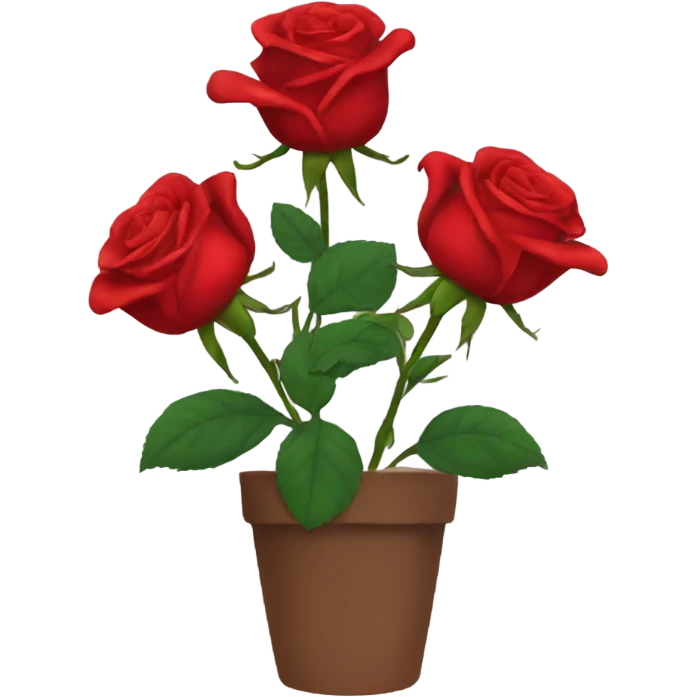 red roses  emoji