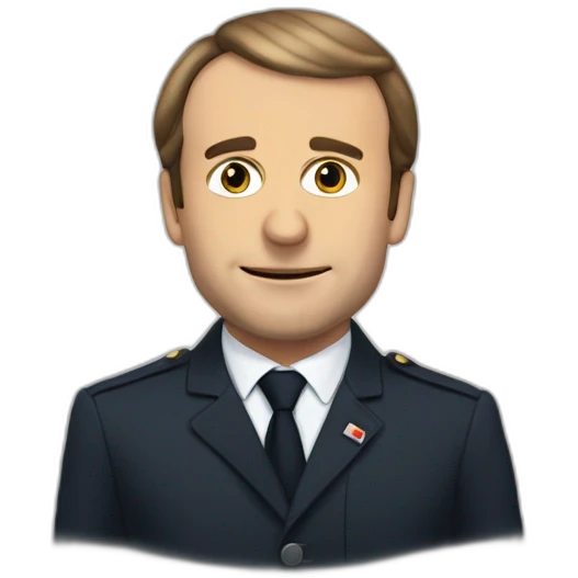 Macron qui dit non emoji