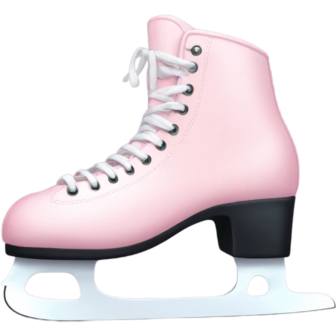 pastel pink ice skates emoji