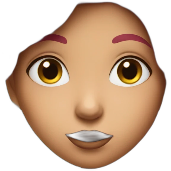 girl with cherry emoji