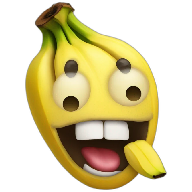 mad banana emoji