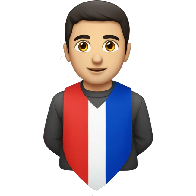 Aliev with Armenian flag emoji