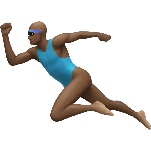 swimmer swimming side view emoji