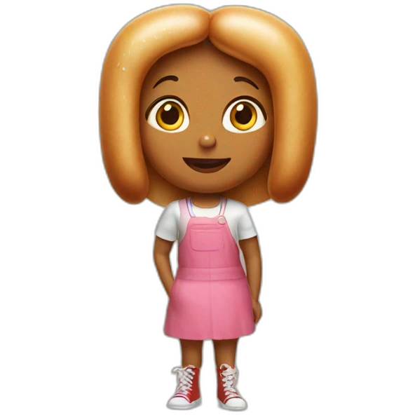 Hot dog girl emoji