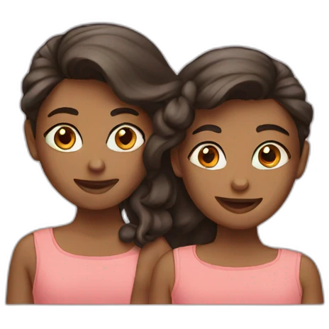two girls emoji