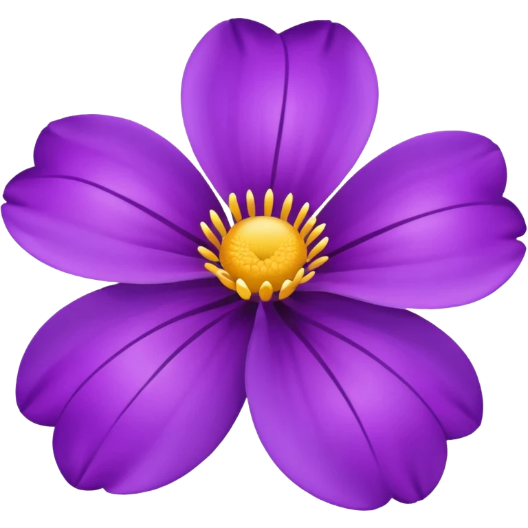 Purple flower emoji