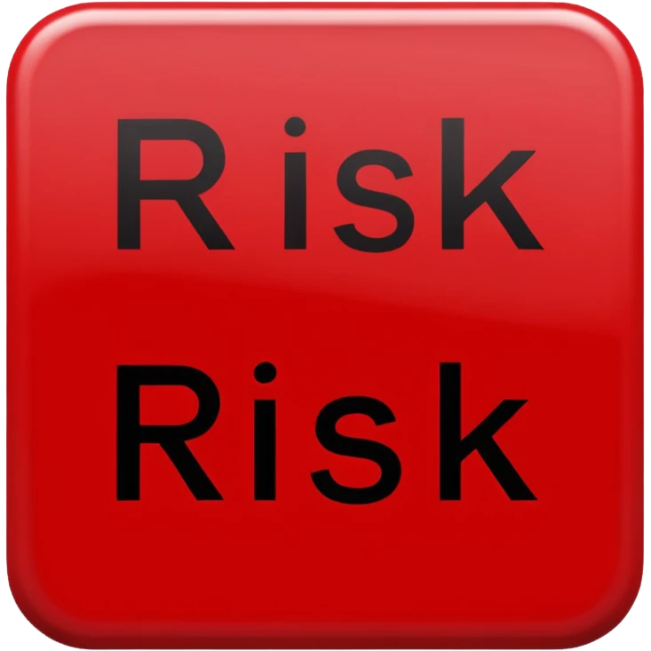 Red stamped text in a rectangle saying in all caps RISK: MITIGATED emoji