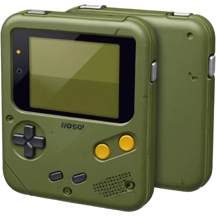 Military gameboy  emoji