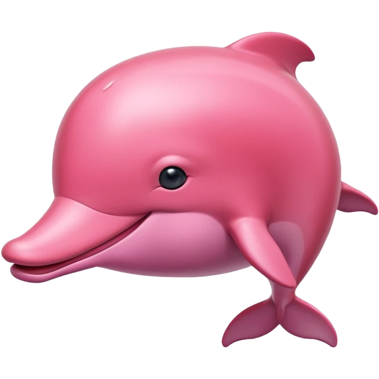 The amazon pink river dolphin emoji