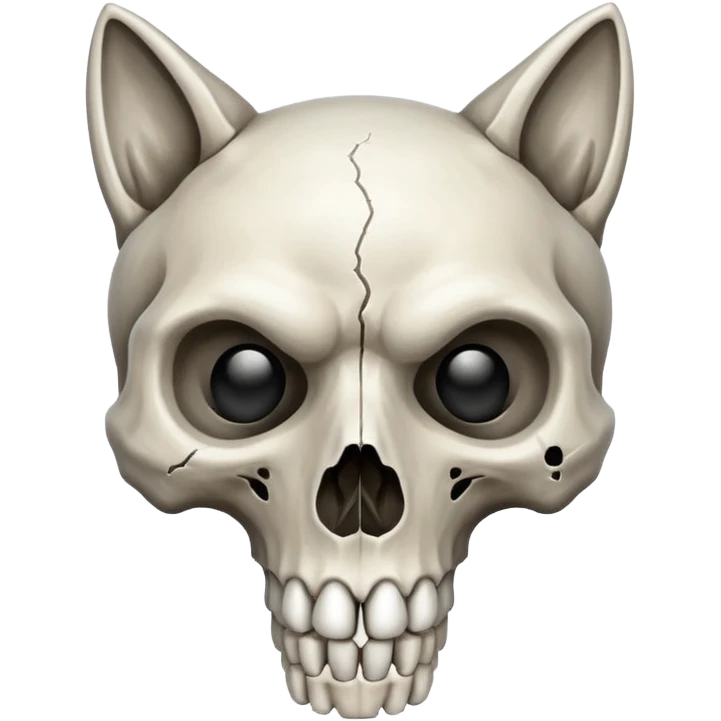 Wolf skull emoji