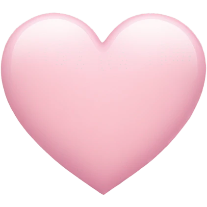 light pink heart  emoji
