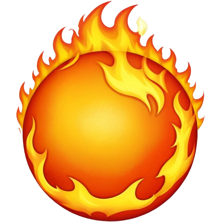 bisexual ball on fire emoji