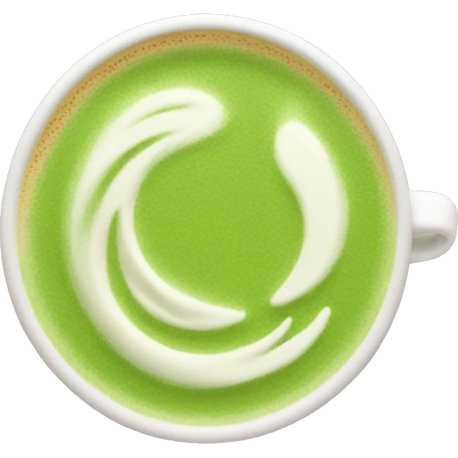 matcha latte aesthetic  emoji