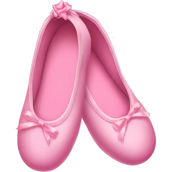 pink ballerina slippers  emoji