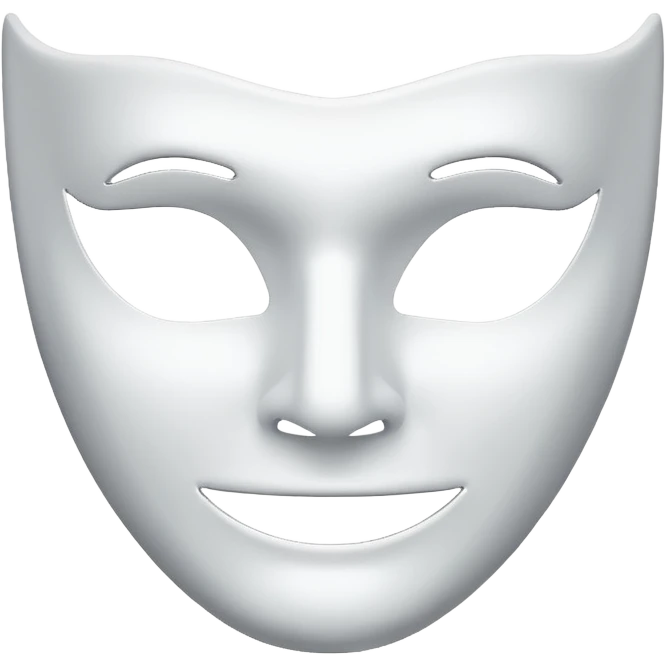 a white mask pack for face, without human's face emoji